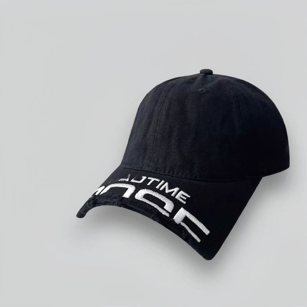 남녀공용, 낡은 느낌의 챙이 뜯긴 야구 모자, 빈티지  - Street Fashion Y2K 리뷰 및 가격